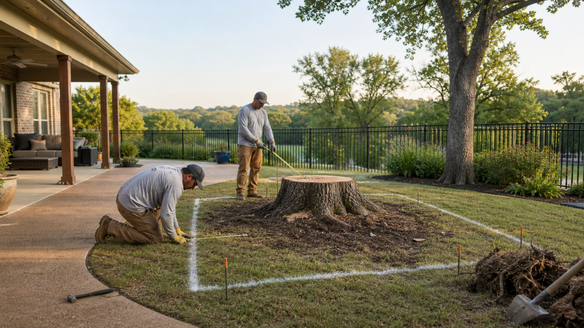 Remove a Stump Before a Patio or Fence Project in Flower Mound? — realistic Flower Mound, Texas tree-service scene